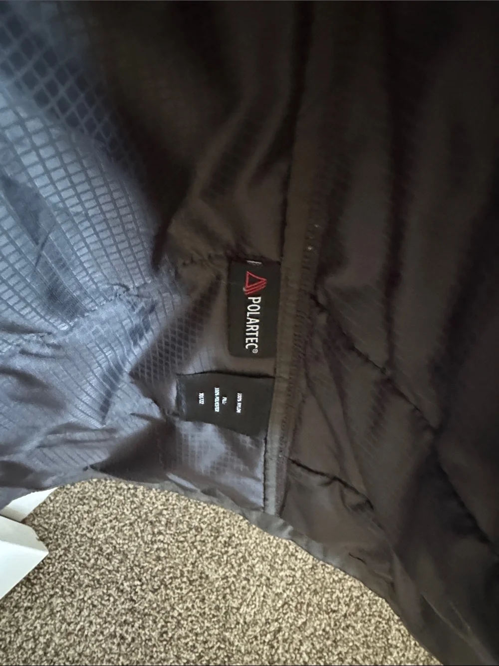 Triple Aught Design Men's Quilted Vest - Charcoal size L - Polartech